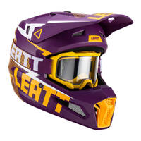 Leatt 23 Helmet &amp; Goggle Combo Moto 3.5 V23 Indigo S 55-56cm